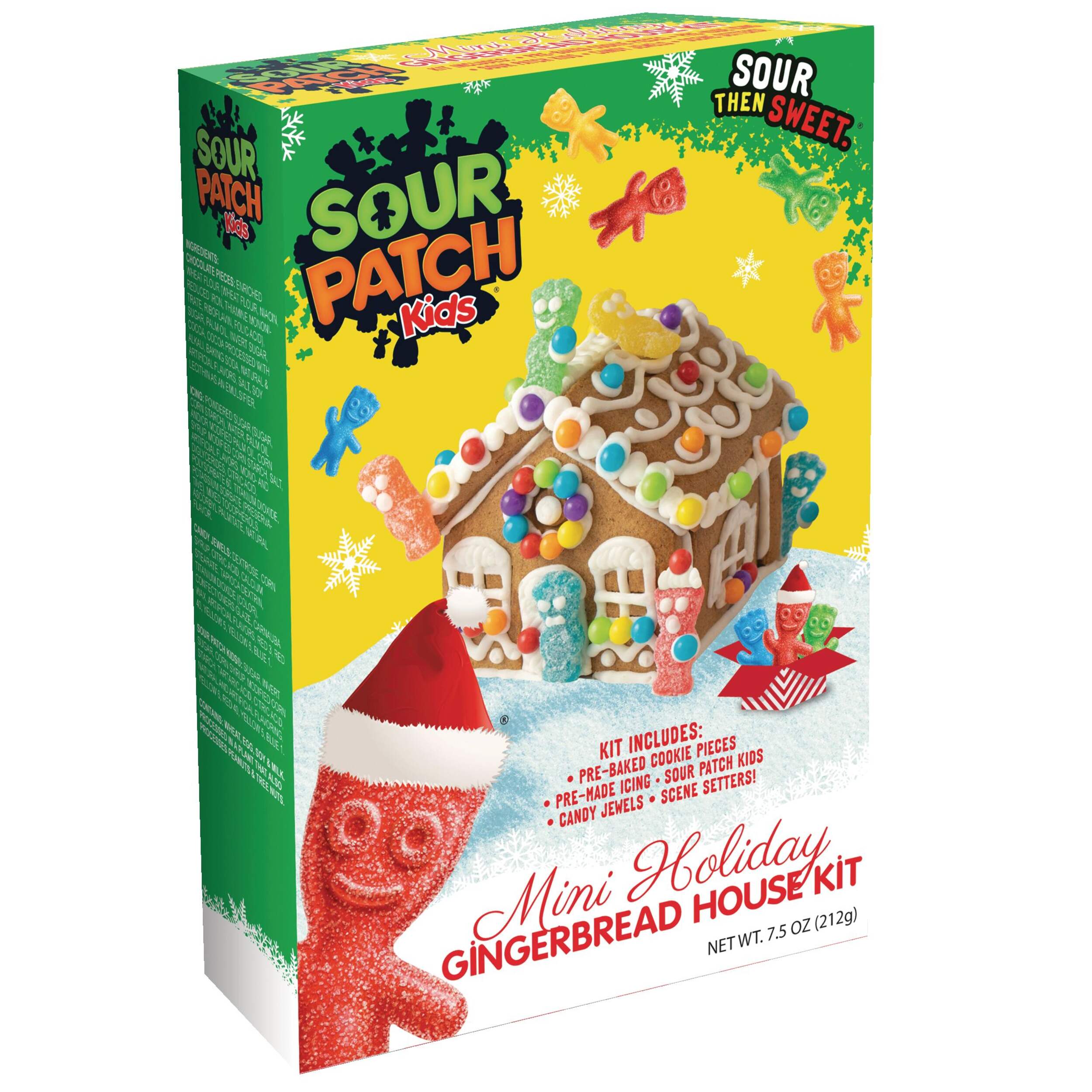 Sour Patch Kids Mini Holiday Gingerbread House Kit, 212-g | Party City 