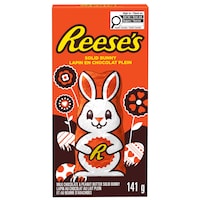 Lapin plein chocolat au lait au beurre d'arachide Reese, 141 g Front_Flat