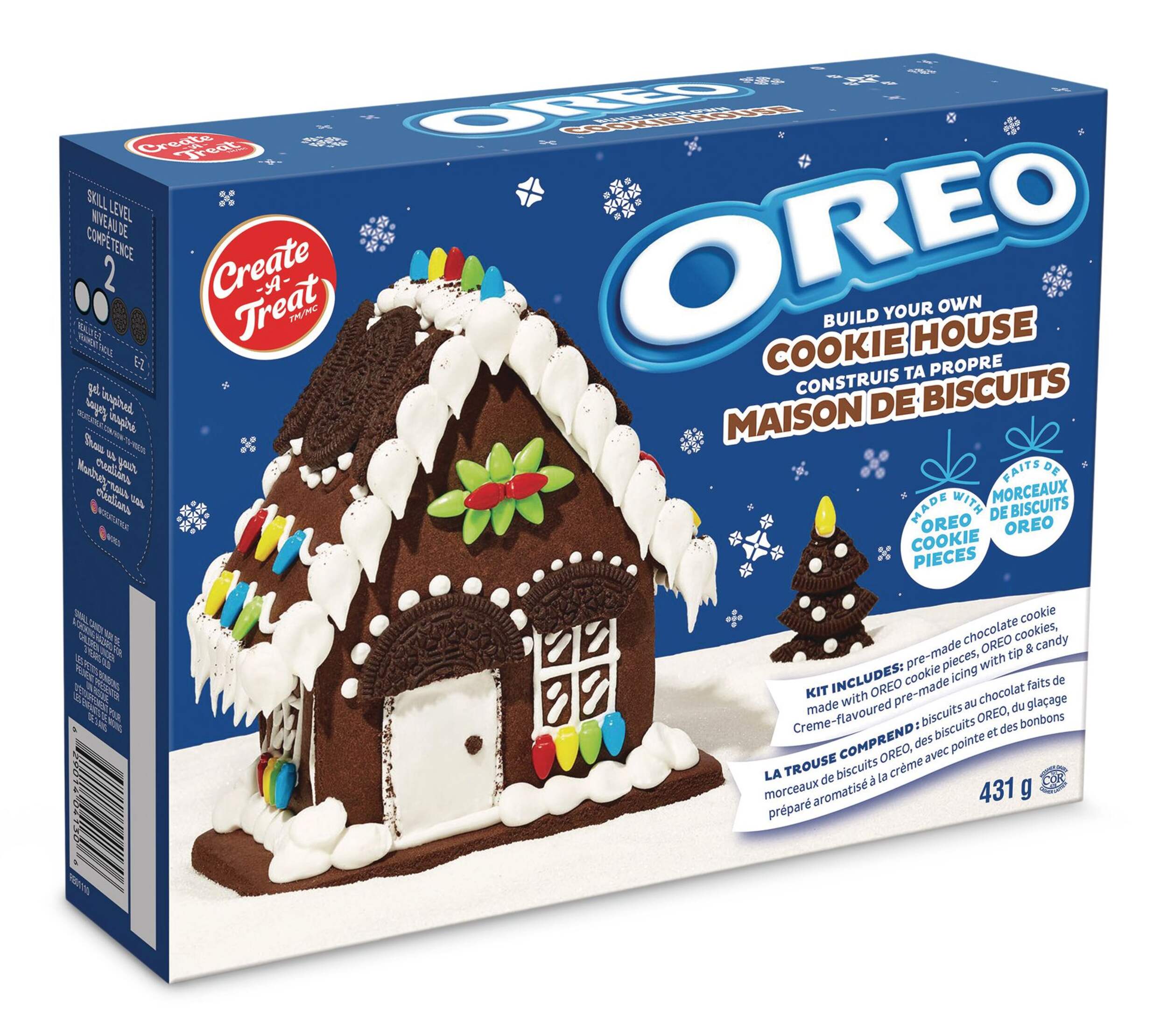 CreateATreat Oreo Build Your Own Cookie House Kit, 431g Canadian Tire
