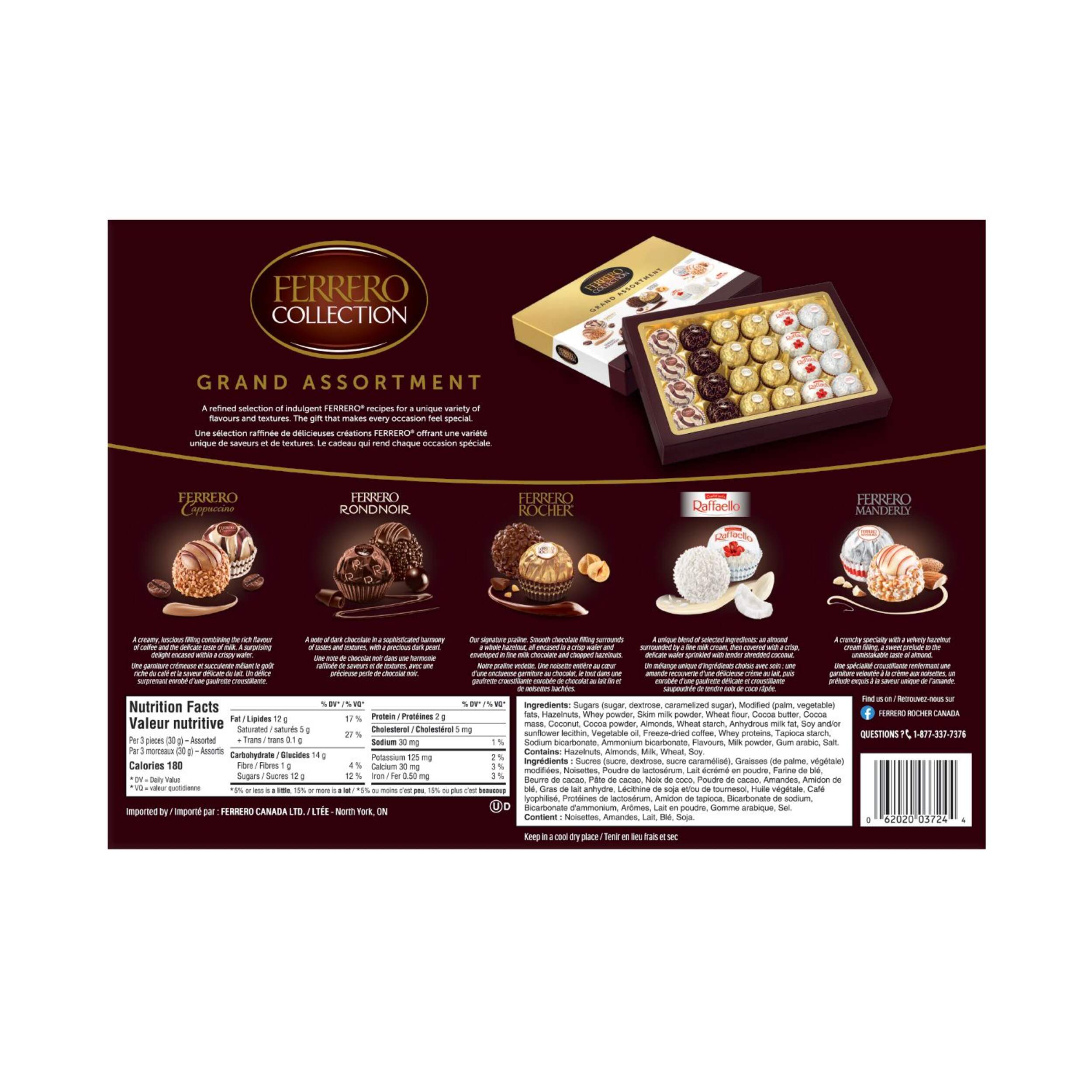 Ferrero Collection Grand Assortment Chocolates, 24pc Canadian Tire
