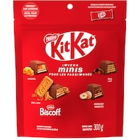Minis barres de chocolat assorties Nestlé, amateurs de KIT KAT, 300 g