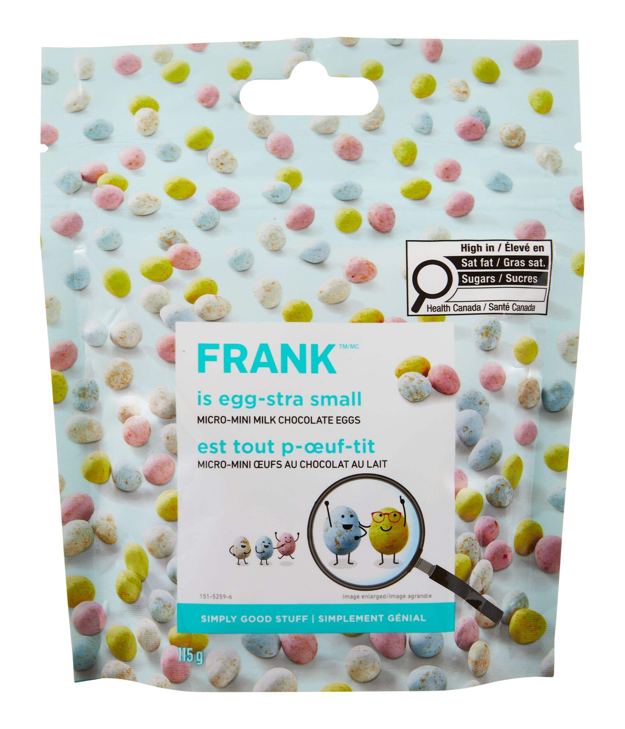 FRANK Milk Chocolate Micro Mini Eggs, 115g Canadian Tire