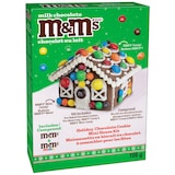 M&M Holiday Chocolate Cookie Mini House Decorating Kit, 198-g Front_Angled_Right