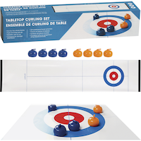 Merangue Tabletop Curling Game Set Composite_or_Mixed