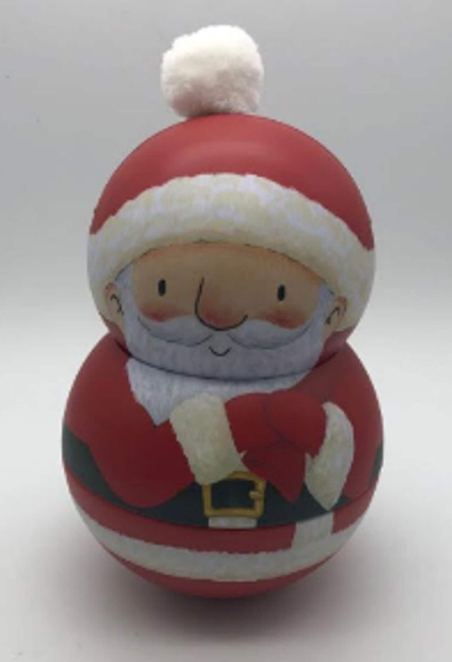Santa Decorative Reusable Cookie  Tin Front_Elevated