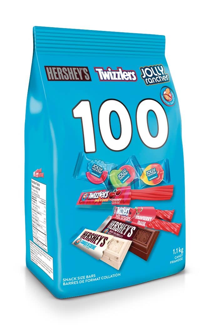 Hershey's Assorted Snack Size Chocolate & Candy, 100-pc