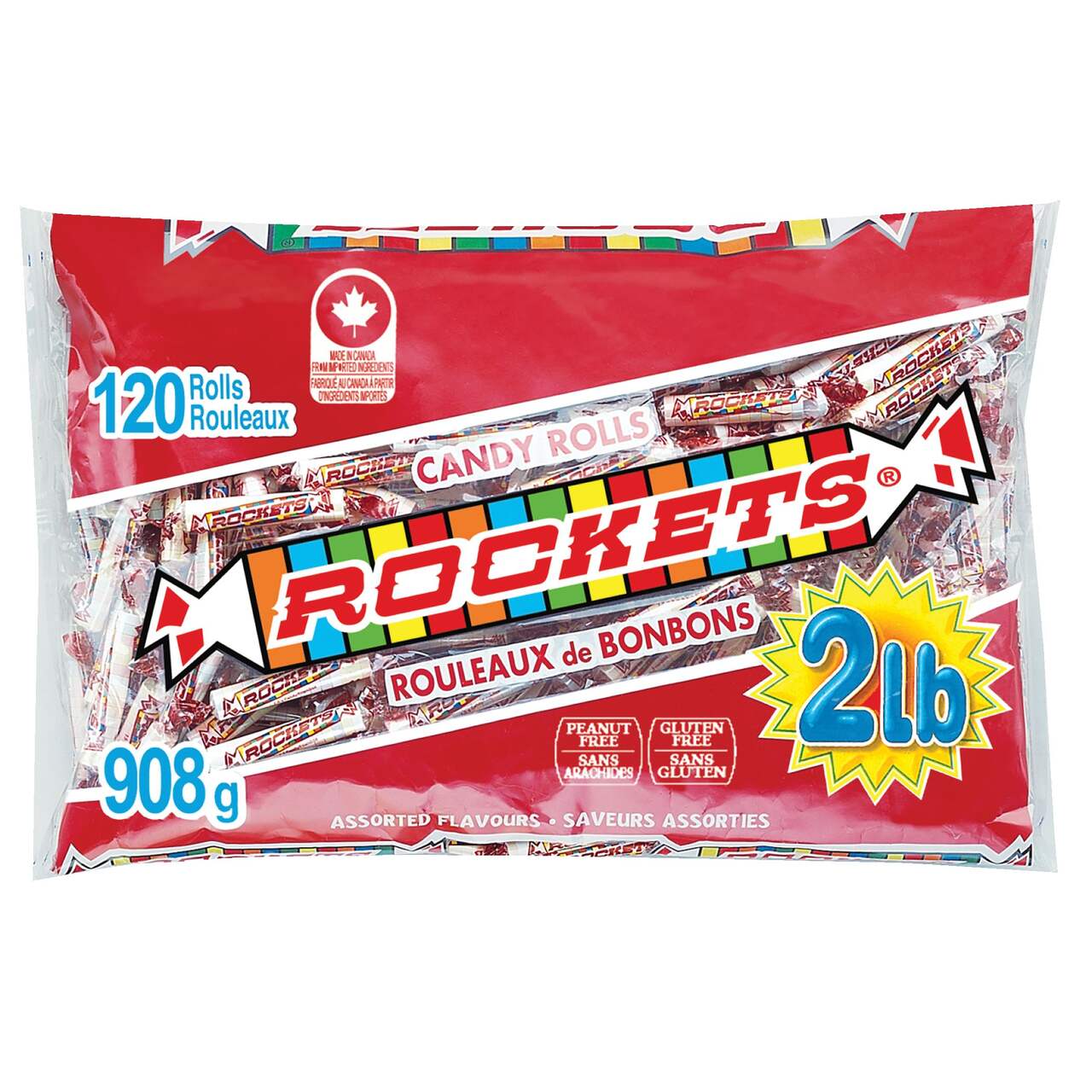 Rockets Candy Rolls Pack, 908-g