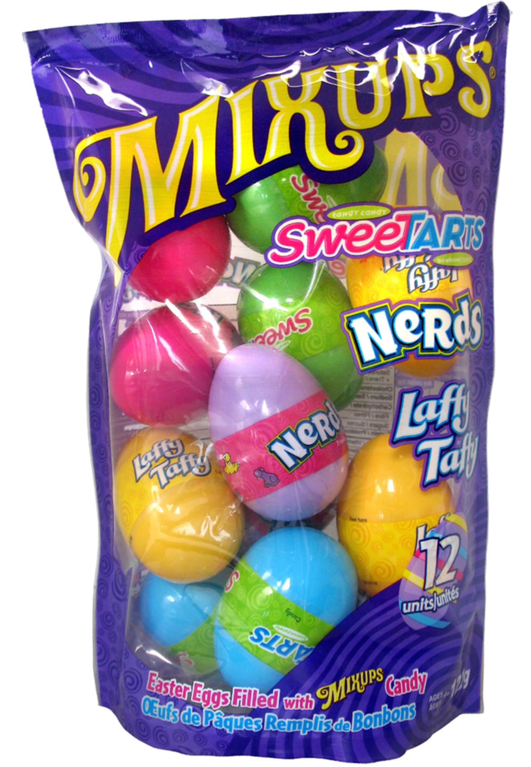 MIXUPS Easter Eggs with Candy, 12-ct Front_Flat