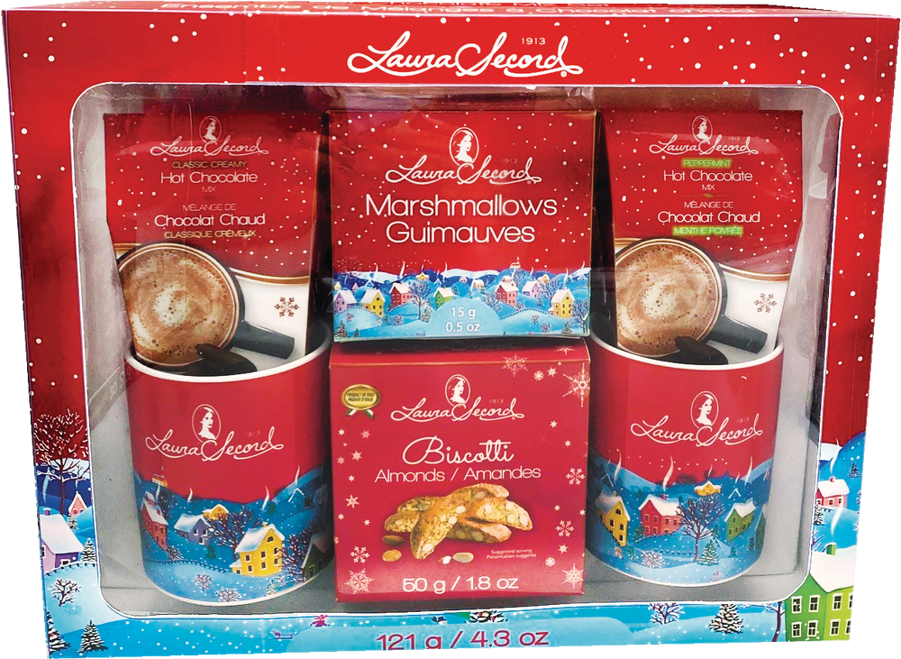 Laura Secord Mug Set with Cookies & Hot Chocolate Canadian Tire