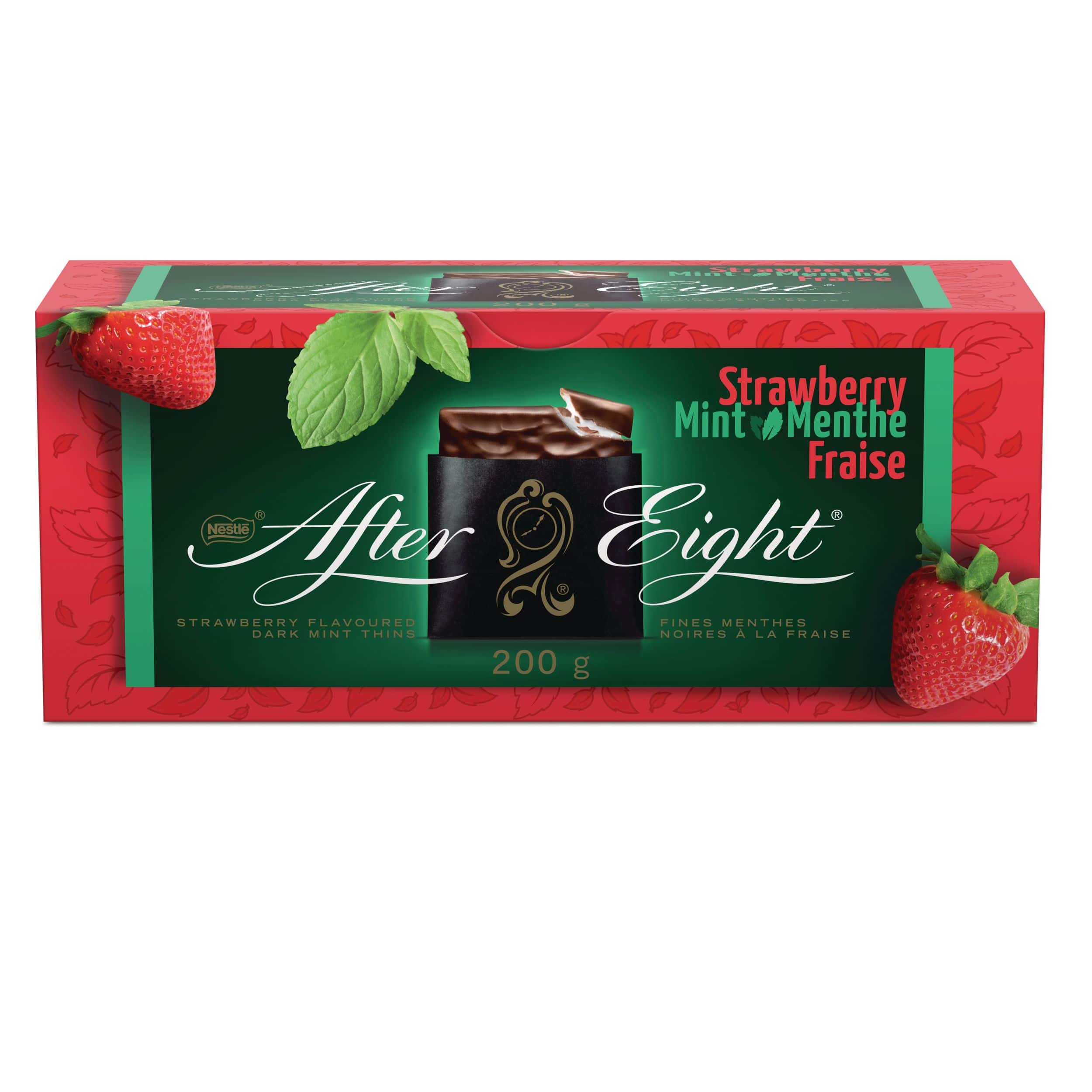 AFTER EIGHT CHOCOLATES STRAWBERRY AND MINT 200G