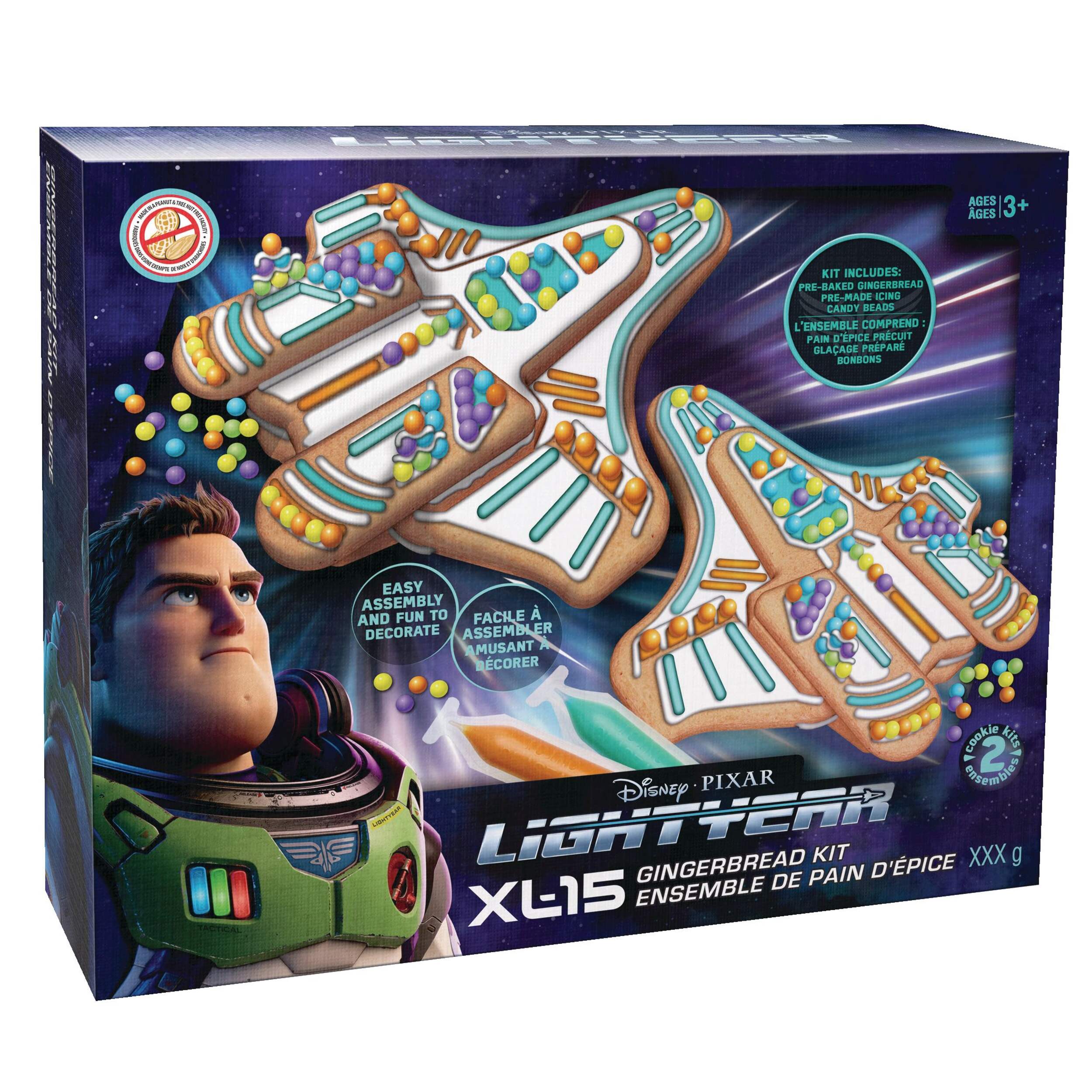 Buzz Lightyear Gingerbread Kit Front_Three_Fourths_Angled_Right