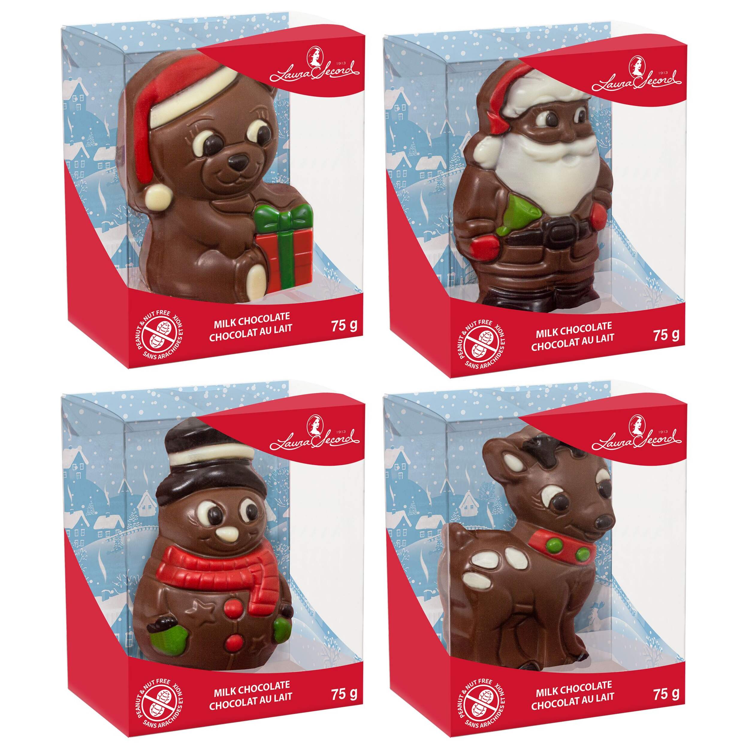 Laura Secord Hollow Chocolate, 75-g Front_Angled_Right