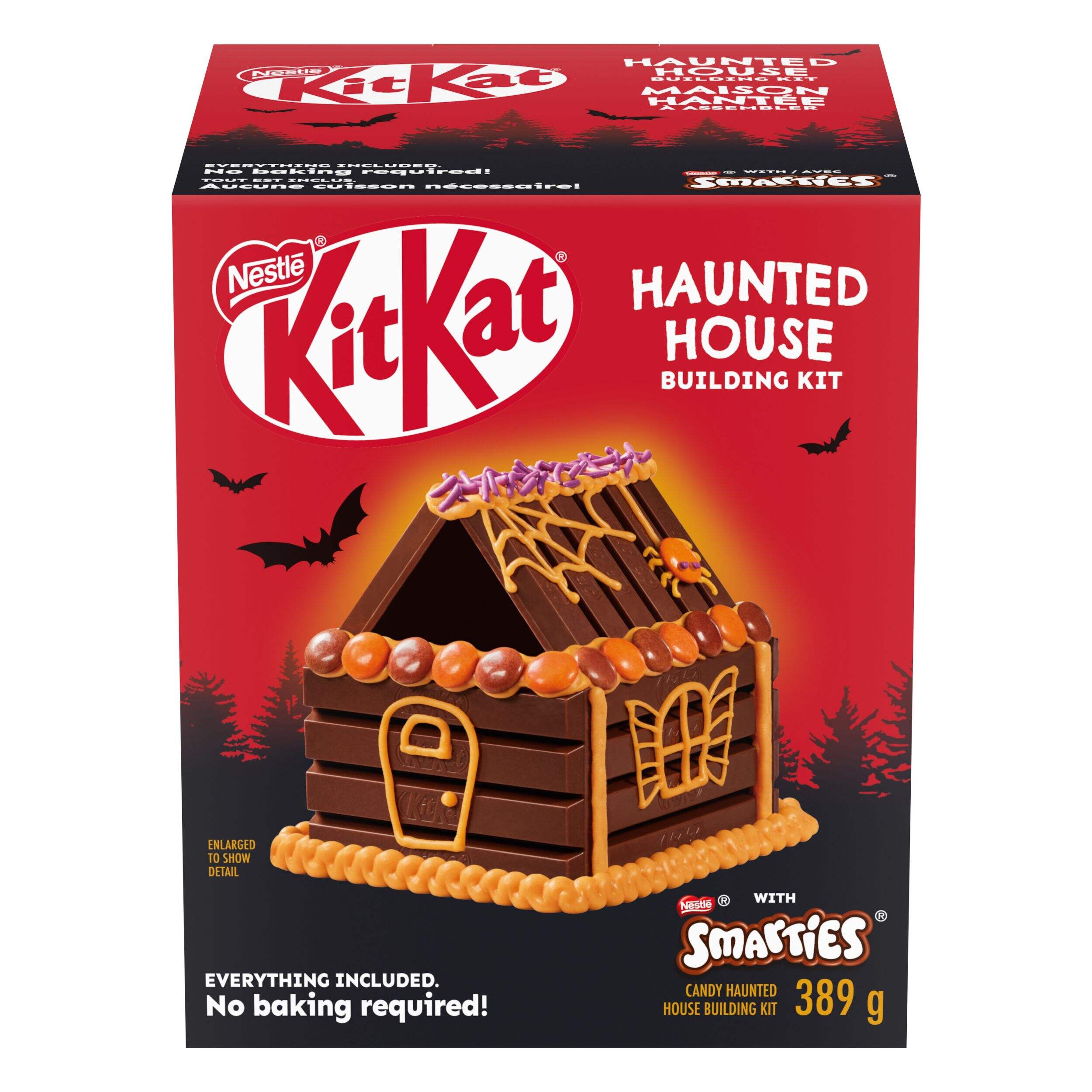 Kit Kat Halloween Haunted House Chocolate & Candy Building Kit Front_Elevated