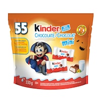 Ferrero Kinder Chocolate Mini Halloween Candy Bars, 330-g, 55-ct