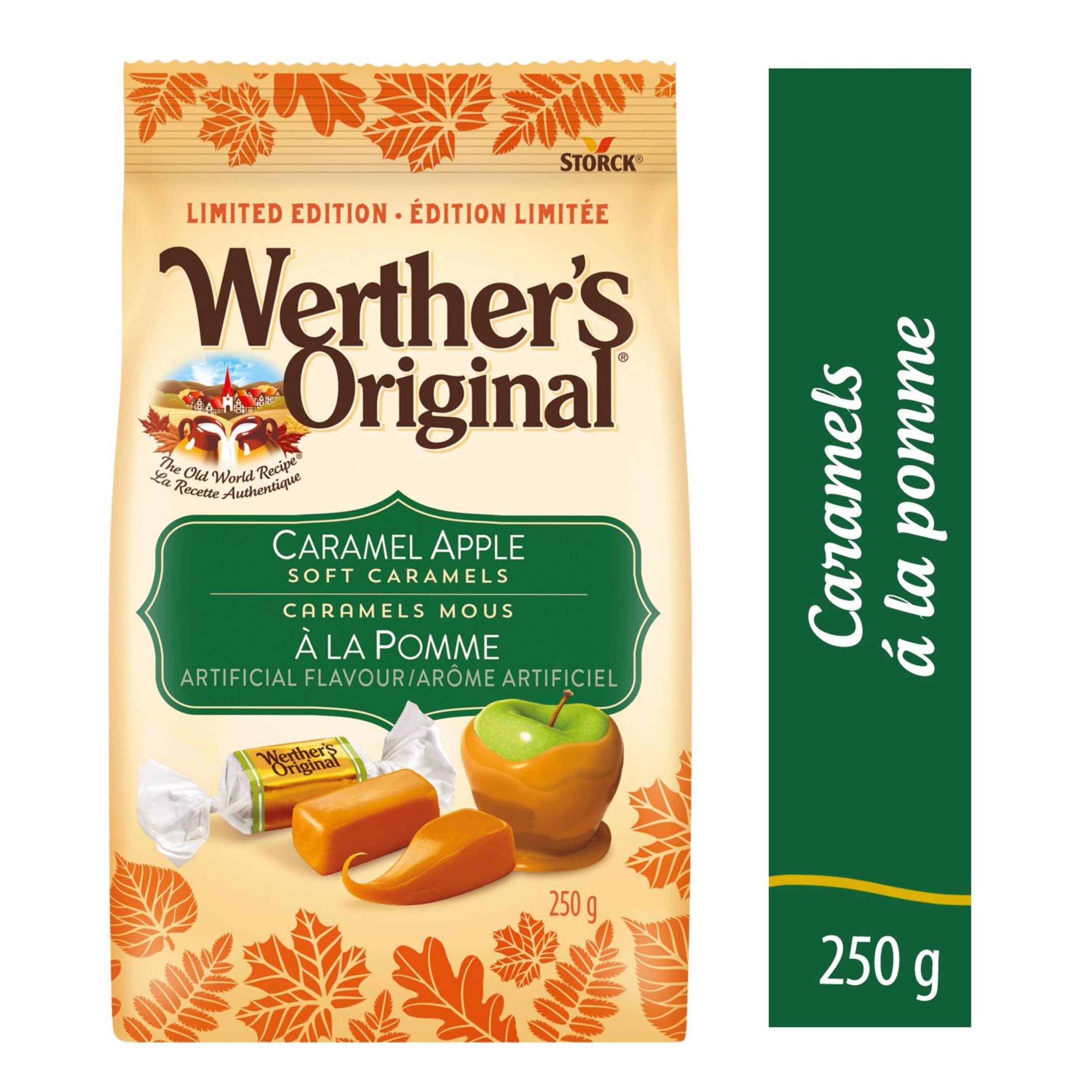 Werther's Original Caramel Apple Soft Caramel Candy, 250-g Composite_or_Mixed