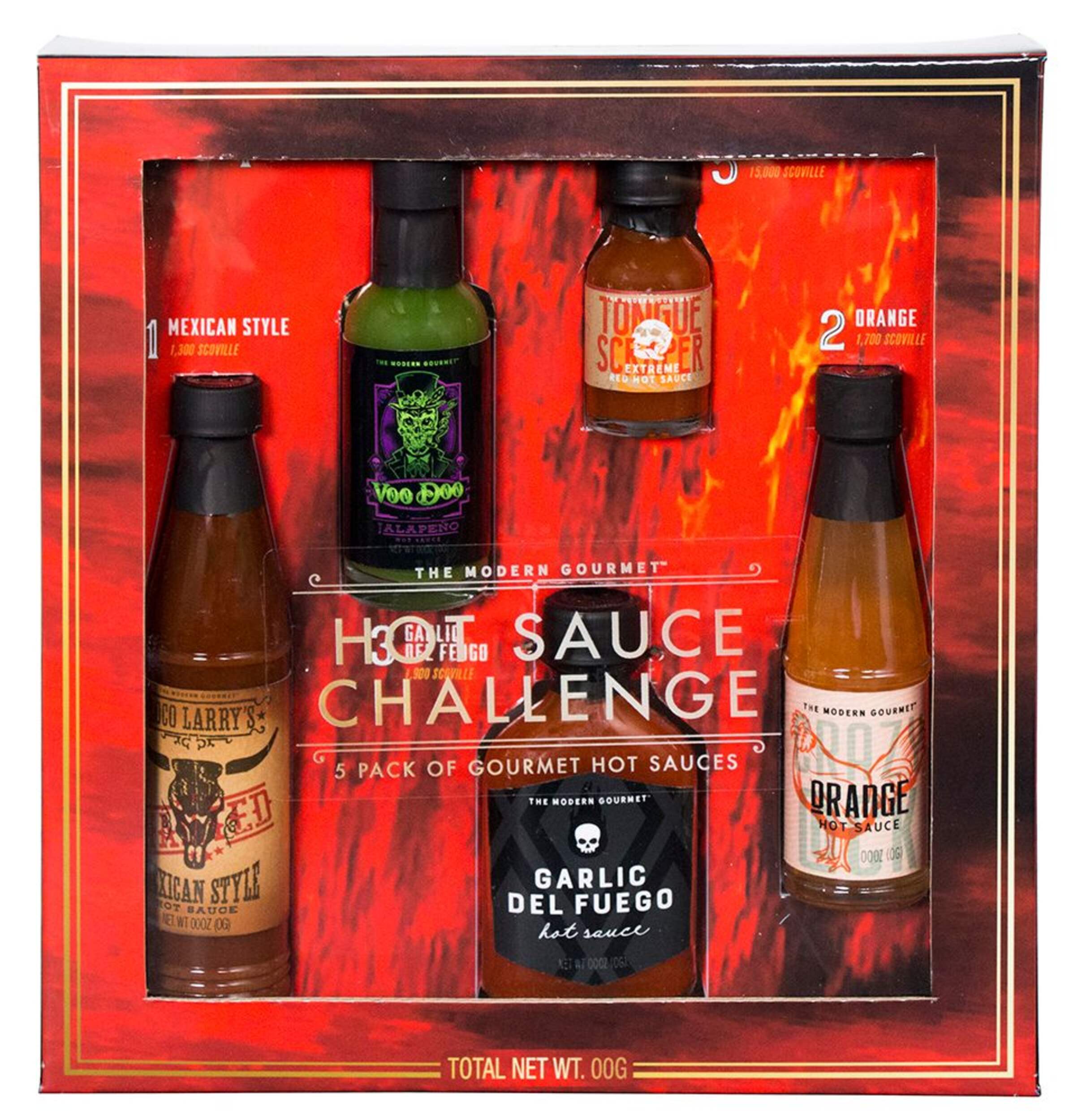 The Modern Gourmet Hot Sauce Challenge Set, 5-pk Front_Flat