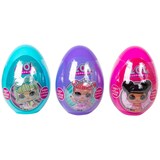 LOL 3D Jumbo Easter Egg with Sugar Candy and Stickers, 80g Front_Flat