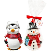 Laura Secord Ceramic Holiday Jar with Sugar Cookies Front_Flat