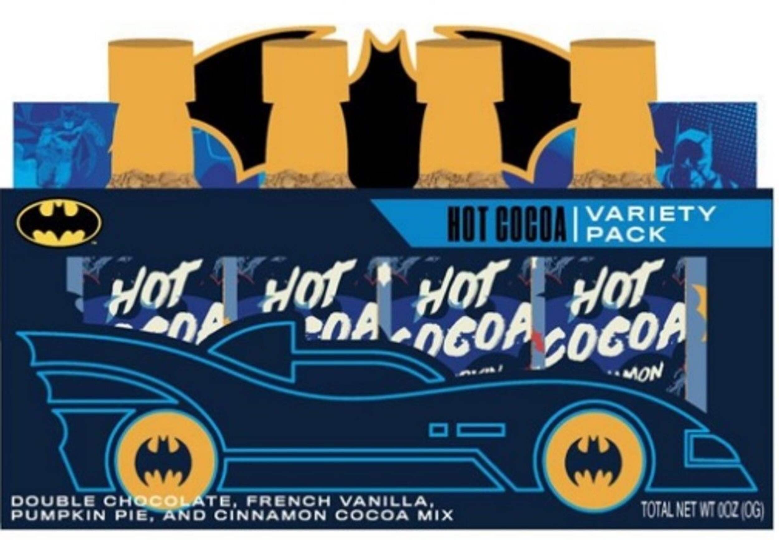 Mélanges de chocolat chaud, Batman, paq. 4 Front_Flat