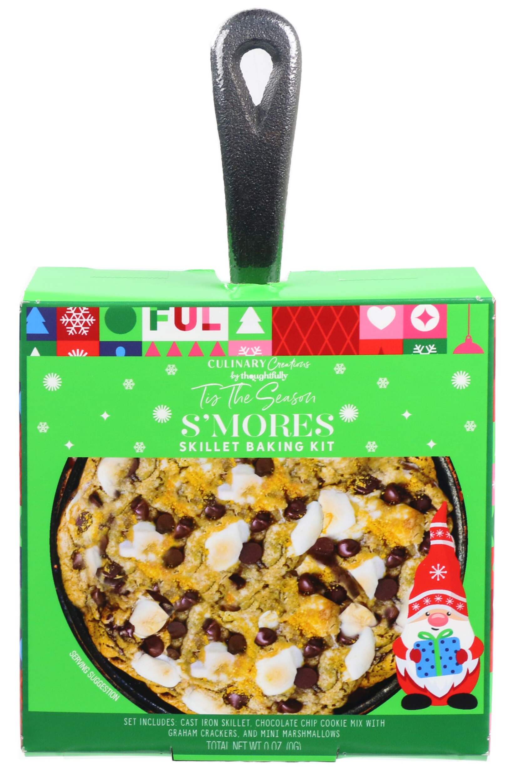 S'mores Chocolate Chip Cookie Skillet Baking Kit Front_Flat