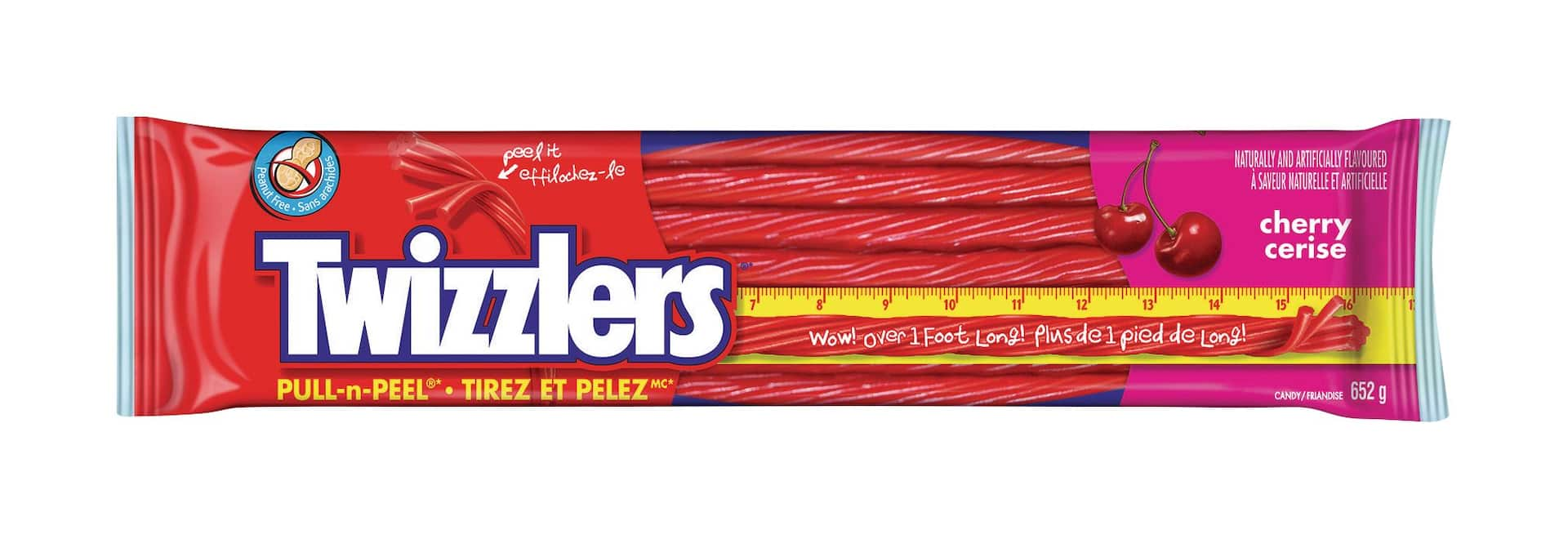 Twizzlers Extra Long Cherry Licorice Candy, 652-g | Canadian Tire