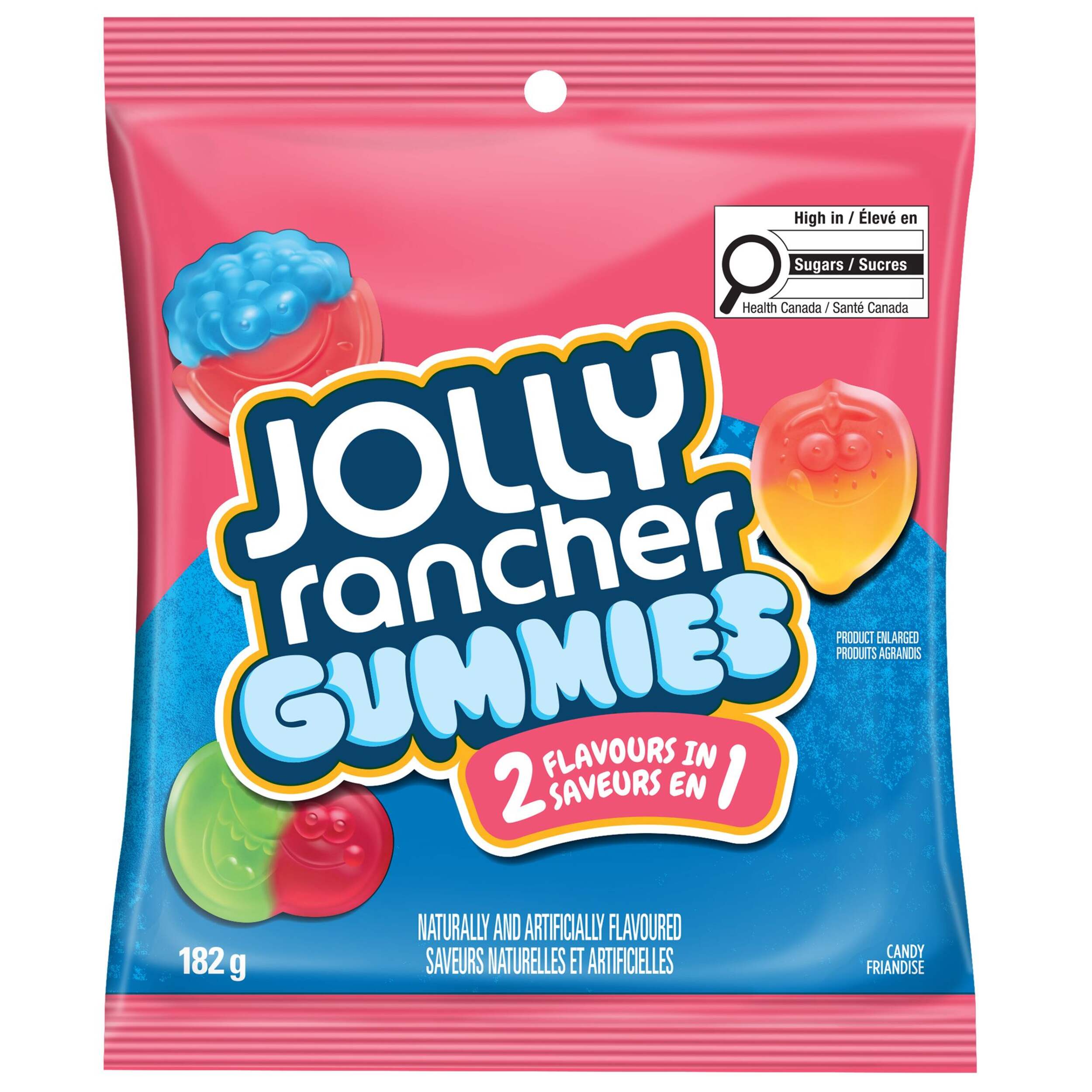 Jolly Rancher Gummies 2-in-1 Original Candy, 182-g Front_Flat