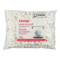 FRANK Mini Marshmallows, 250-g Front_Flat