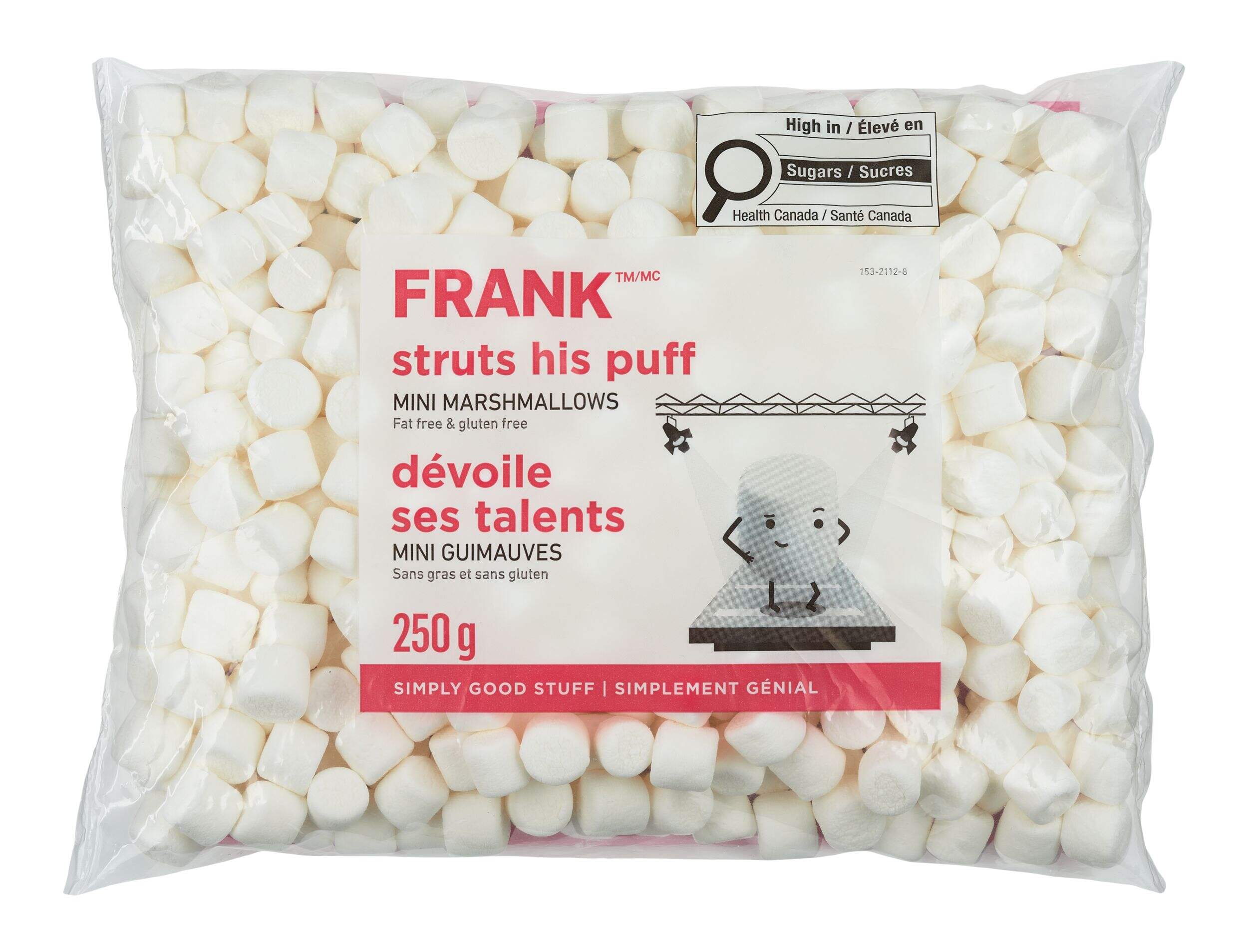 FRANK Mini Marshmallows, 250-g Front_Flat