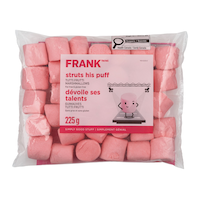FRANK Pink Tutti Frutti Marshmallows, 225-g Front_Flat