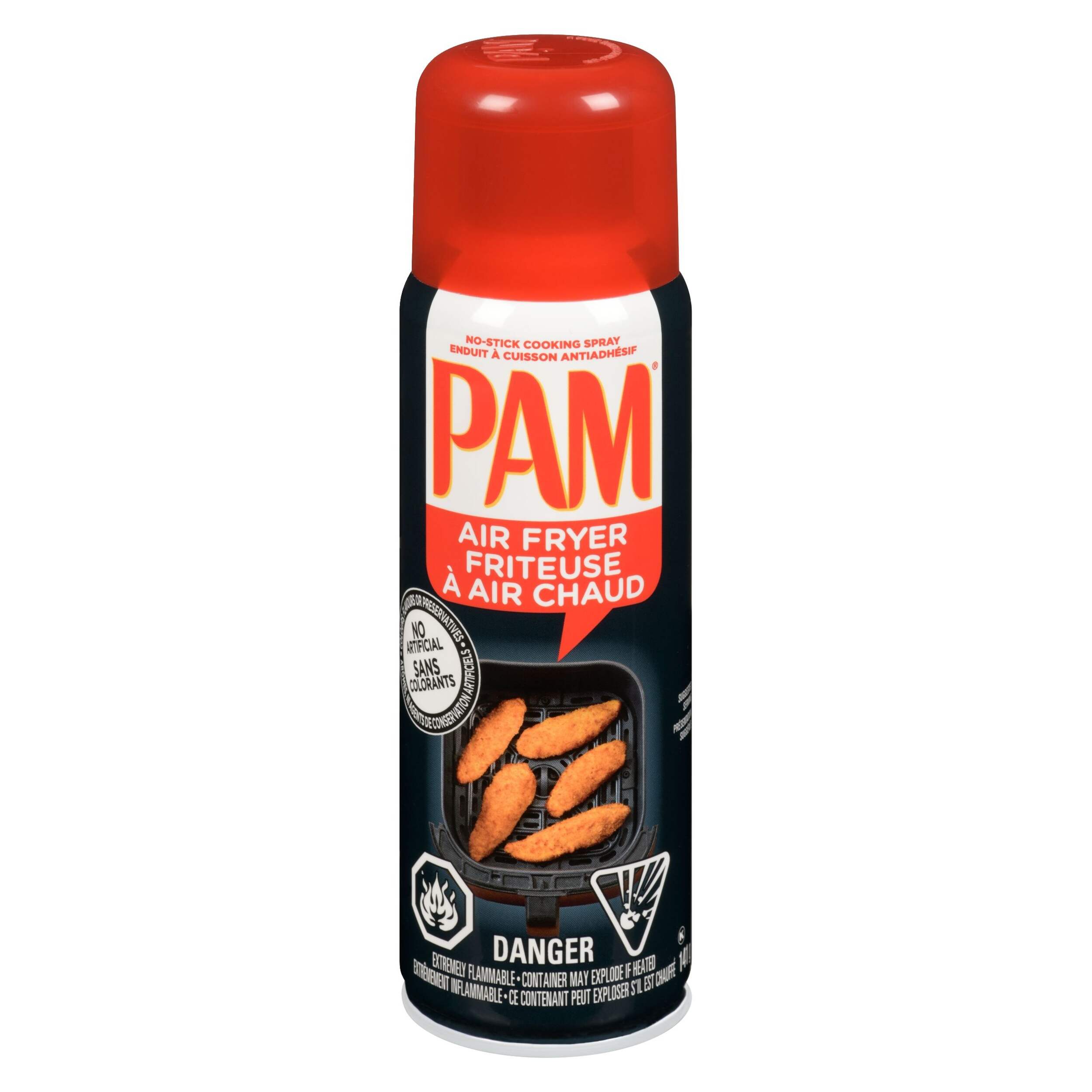 Pam Non-Stick Cooking Spray for Air Fryers, Canola Oil, 141-g Front_Elevated