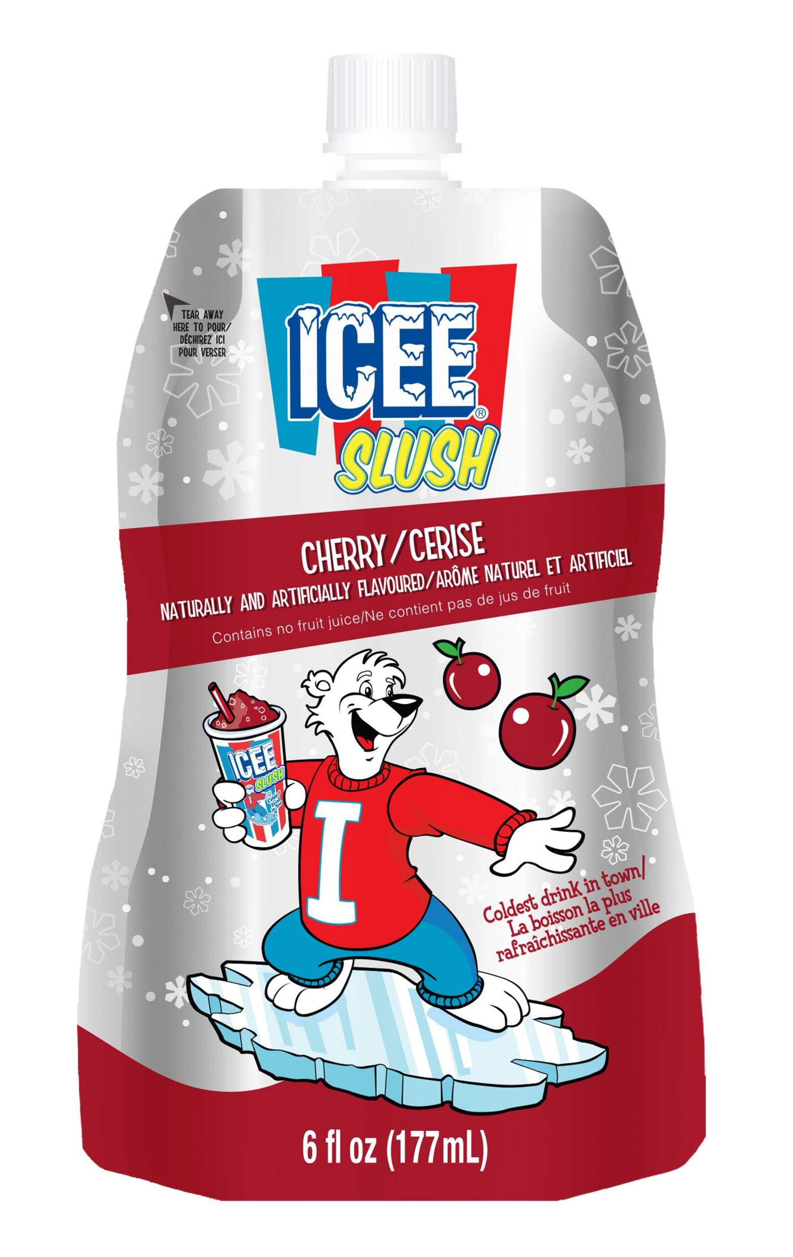 ICEE Slush Cherry, 177-mL Front_Flat