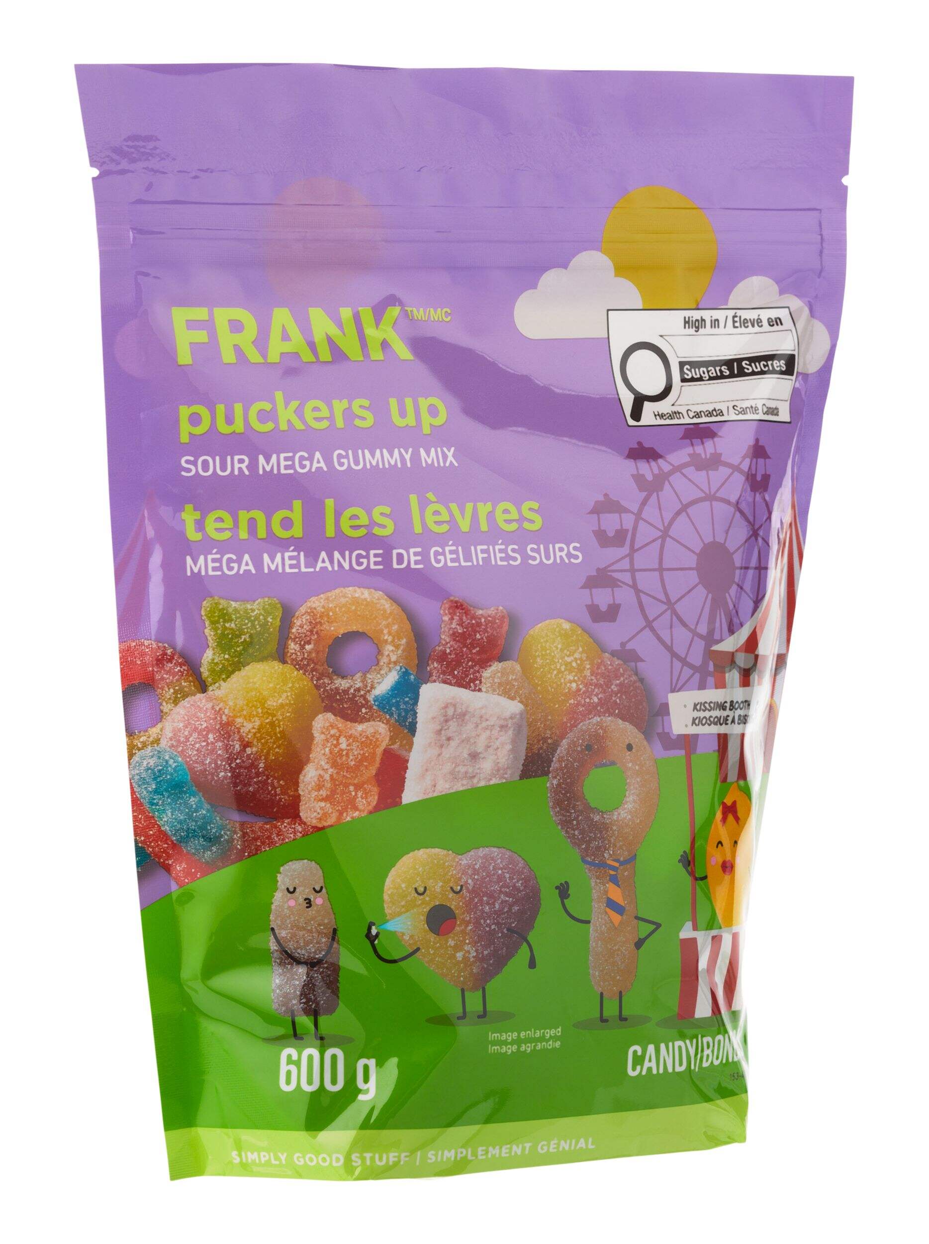 Mélange de bonbons gélifiés surs FRANK, 700 g Front_Three_Fourths_Angled_Right