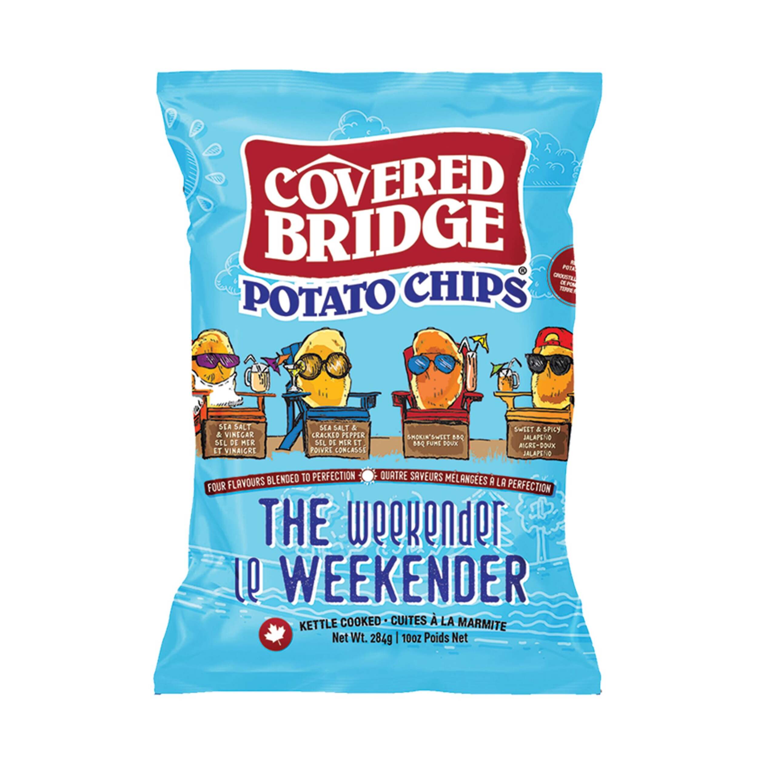 Covered Bridge The Weekender Potato Chips, 284-g Front_Flat