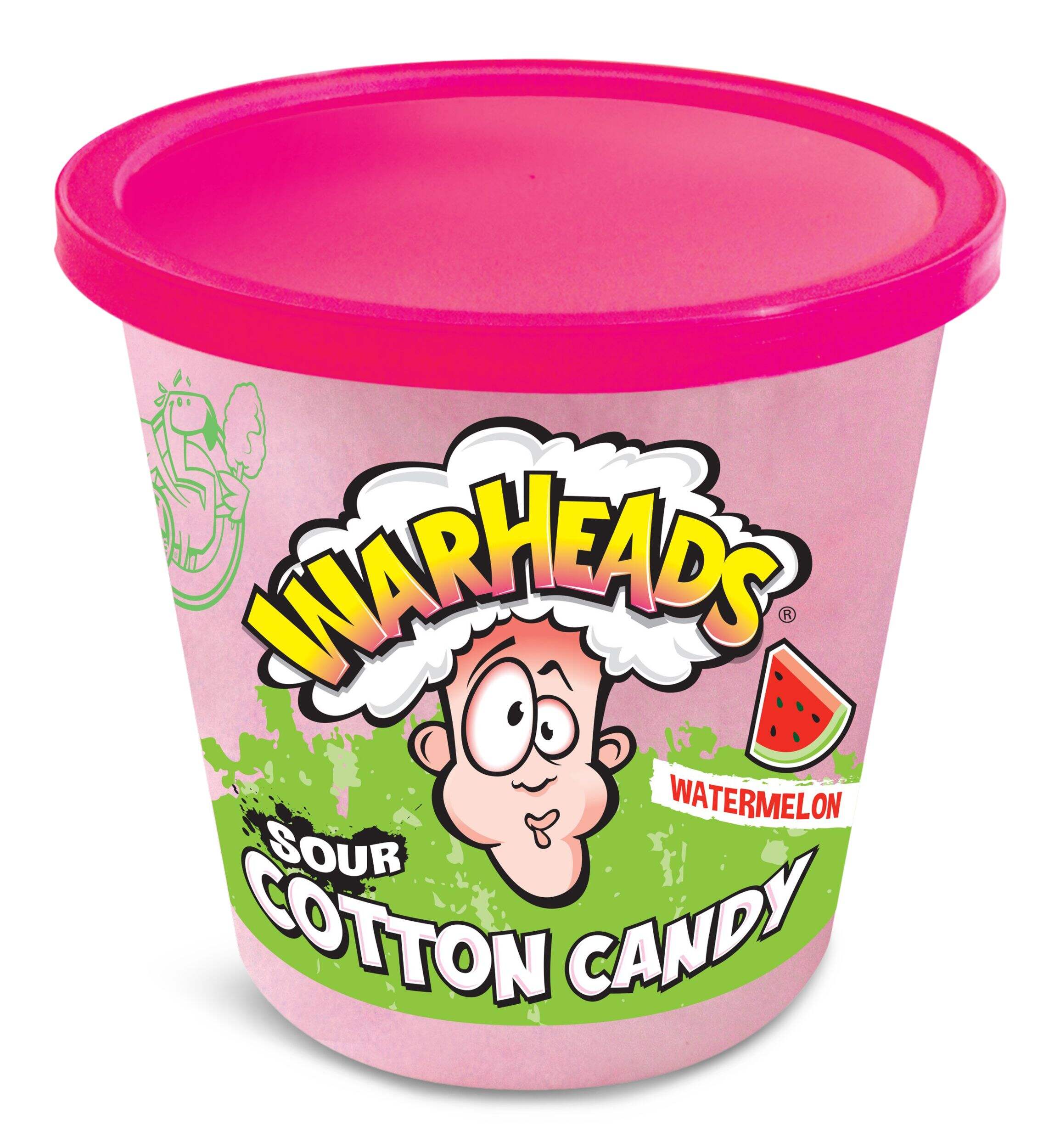 Warheads Sour Cotton Candy Watermelon & Blue Raspberry Flavour 42.5-g Front_Elevated
