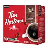 Keurig Tim Horton's Dark Roast K-Cup® Coffee Pods, 315-g, 30-pk Front_Angled_Left