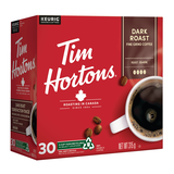 Keurig Tim Horton's Dark Roast K-Cup® Coffee Pods, 315-g, 30-pk Front_Angled_Right