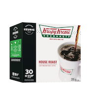 Keurig Krispy Kreme House Light Medium Roast K-Cup® Coffee Pods, 285-g, 30-pk Front_Three_Fourths_Angled_Right