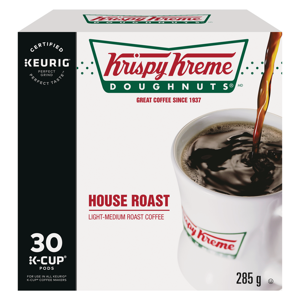 Keurig Krispy Kreme House Light Medium Roast KCup® Coffee Pods, 285g