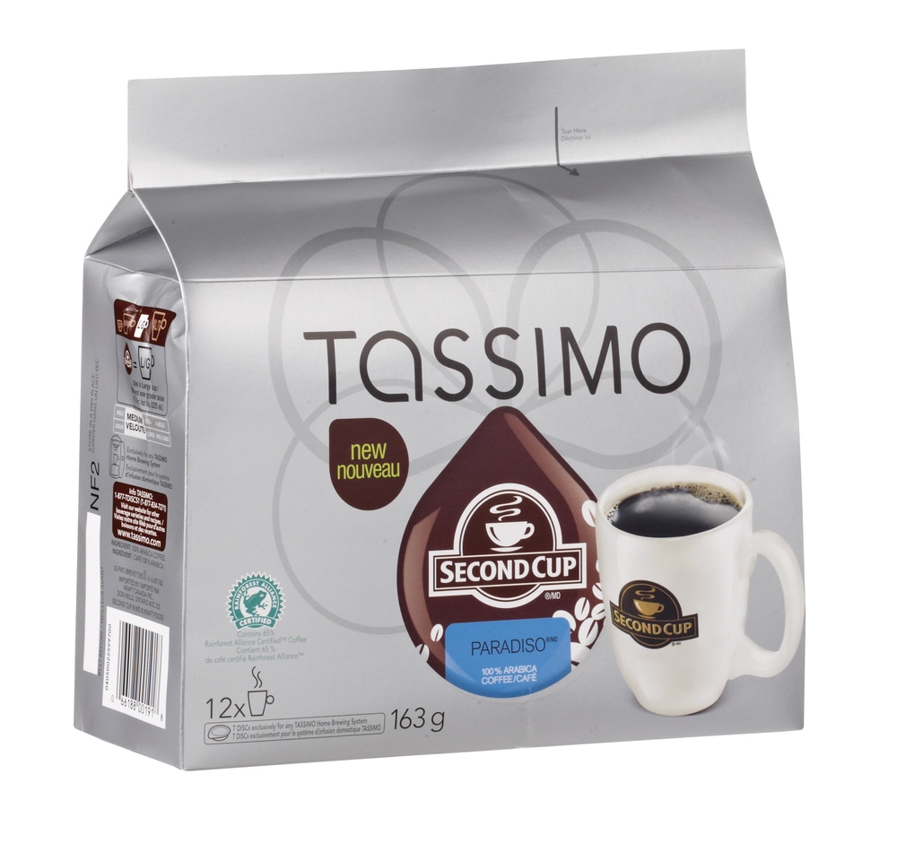 Tassimo Second Cup Paradiso TDiscs, 12pk Canadian Tire