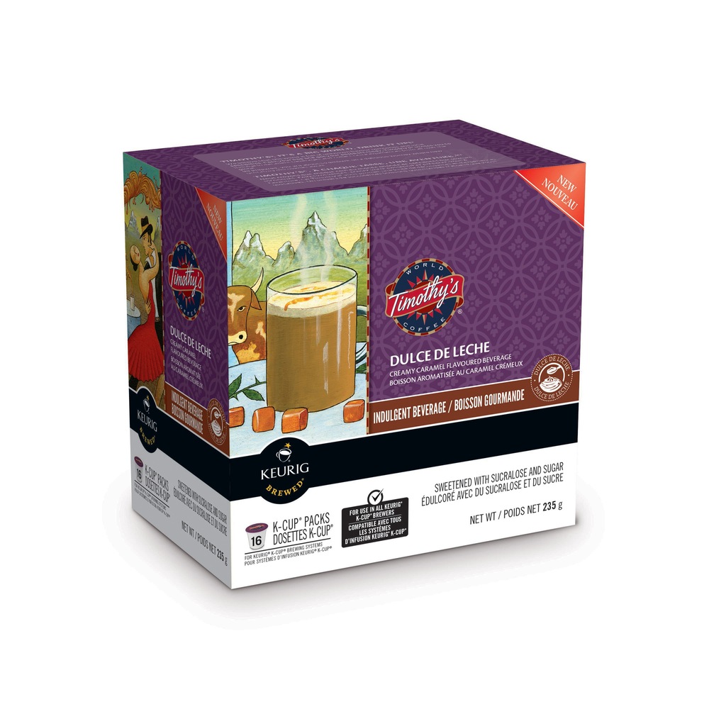 Dosettes KCup Keurig Timothy's Dulce de Leche, paq. 16 Canadian Tire