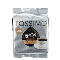 Tassimo McCafe Premium Roast Coffee T-Discs, 116-g, 14-pk Front_Flat