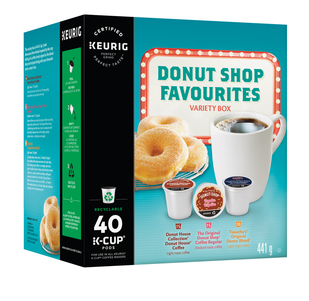 Keurig Donut Shop Favourites KCup Pods Variety Box, 40pk Canadian Tire