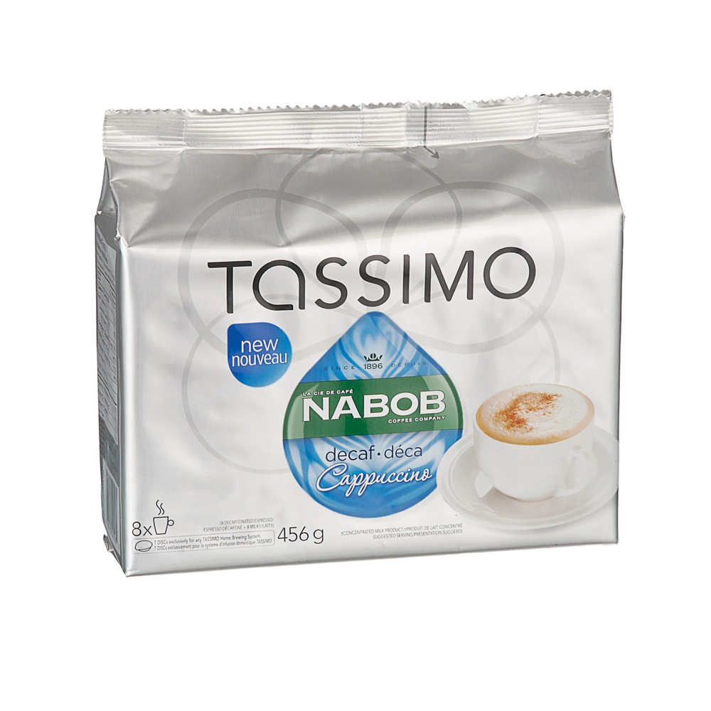 Tassimo Nabob Decaf Cappuccino TDiscs, 8pk Canadian Tire