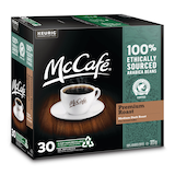 McCafe Premium Medium Dark Roast, K-Cup Coffee Pods, 323-g, 30-pk Front_Angled_Right