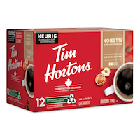 Dosettes de café K-Cup Keurig Tim Hortons aux noisettes de torréfaction moyenne, 120 g, paq. 12 Front_Three_Fourths_Angled_Right