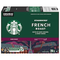 Keurig Starbucks French Roast K-Cup® Coffee Pods, 288-g, 24-pk Front_Elevated