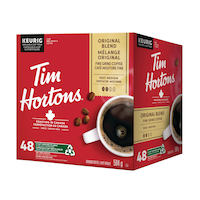 Keurig 48-pk Tim Horton's Original Blend Medium Roast K-Cup® Coffee Pods, 504-g, 48-pk Front_Angled_Left
