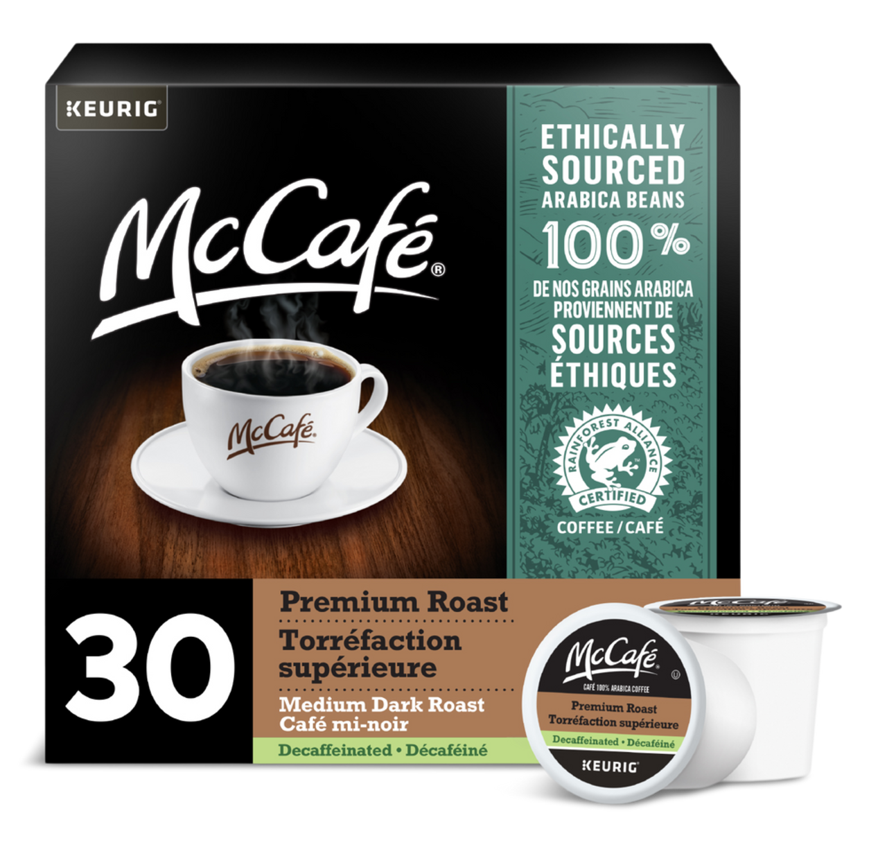 McCafe Premium Roast Coffee, Single Serve Keurig K-Cup Pods