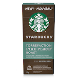 Nespresso Starbucks Pike Place Roast Coffee Capsules, 53-g, 10-pk Front_Elevated