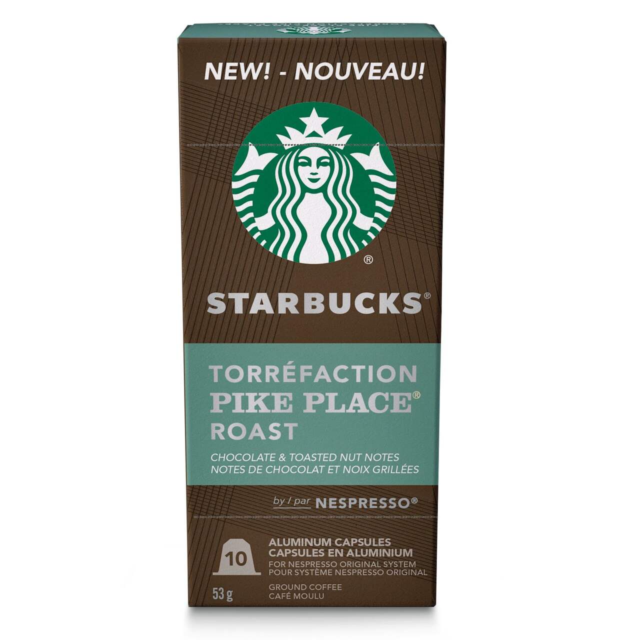 Starbucks® Nespresso® Decaffienated Espresso Roast Aluminum Capsules, 10 ct  - Foods Co.